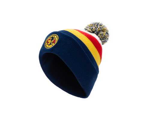 Club America Striped Knit Beanie