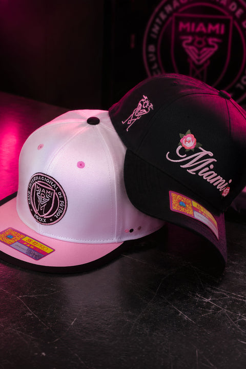 Official licensed Inter Miami headwear by Fan Ink.