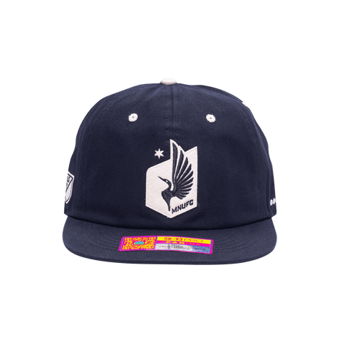 Minnesota United Bankroll Coral Snapback Hat