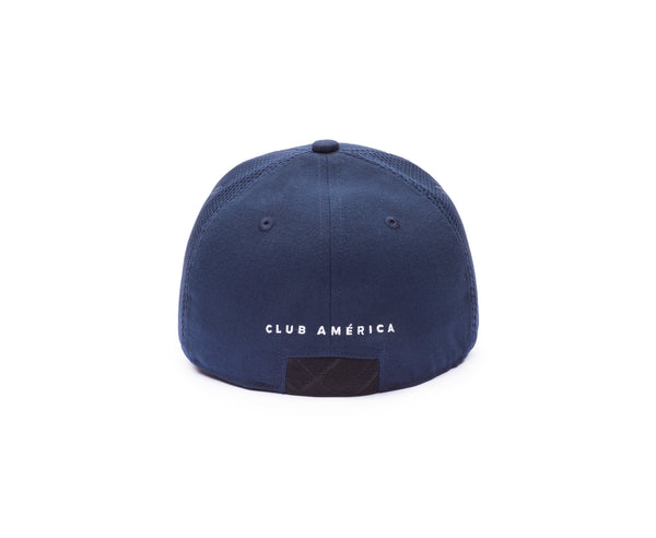 Back side of Club America Matador Stretch with Club America team name embroidered on the back