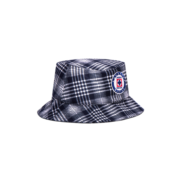 View of right Side of Cruz Azul Hooligan Bucket Hat