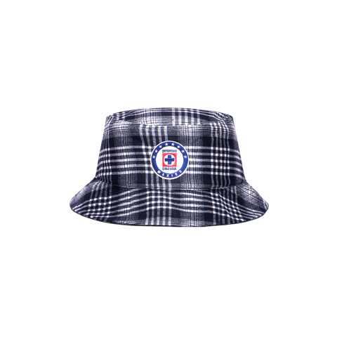 Front Side view of Cruz Azul Hooligan Bucket Hat