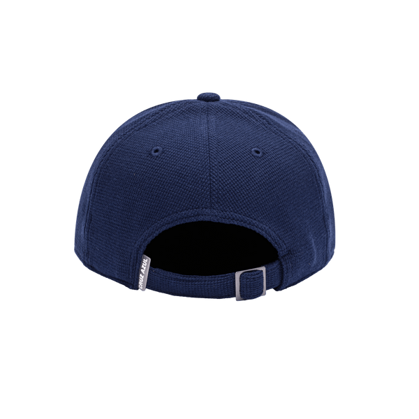 Back view of the Cruz Azul Club Ink Adjustable with high crown, curved brim, and adjustable strap, in blue.