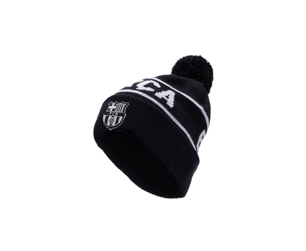 Black FC Barcelona Hit Beanie