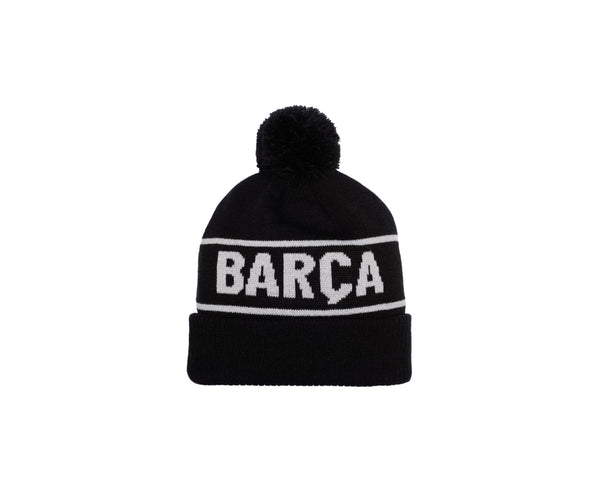 Back view of FC Barcelona Hit Beanie