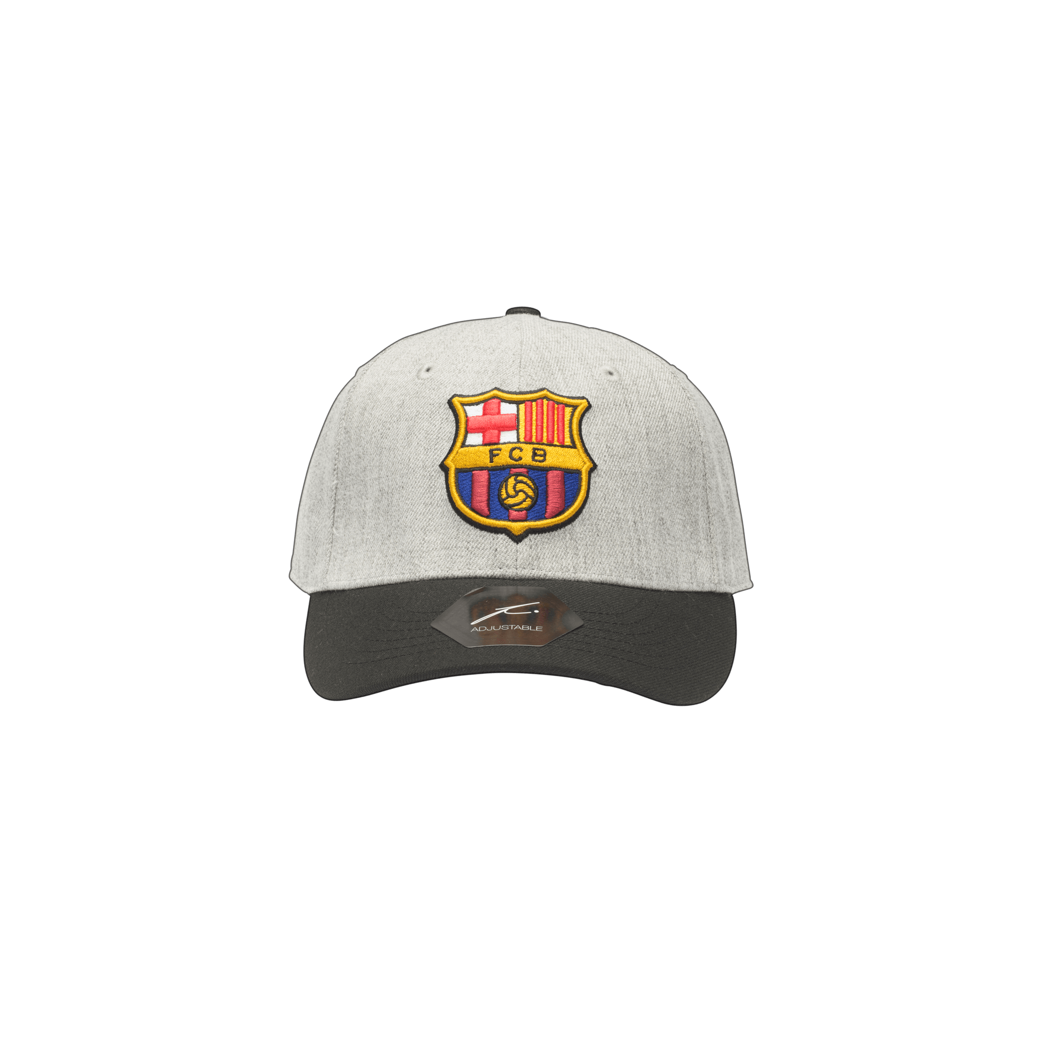 Grey FC Barcelona Post Game Adjustable with black bill