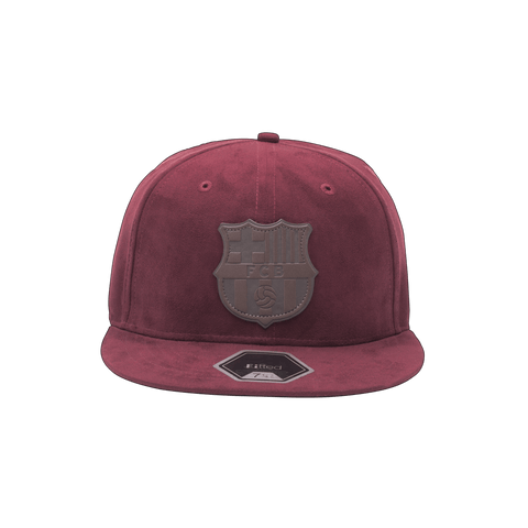 Burgundy FC Barcelona Tifoso Fitted