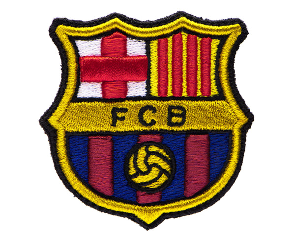 Close up of FC Barcelona Team Patch Fitted emblem