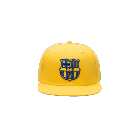 Yellow FC Barcelona Retro Capsule Snapback Hat