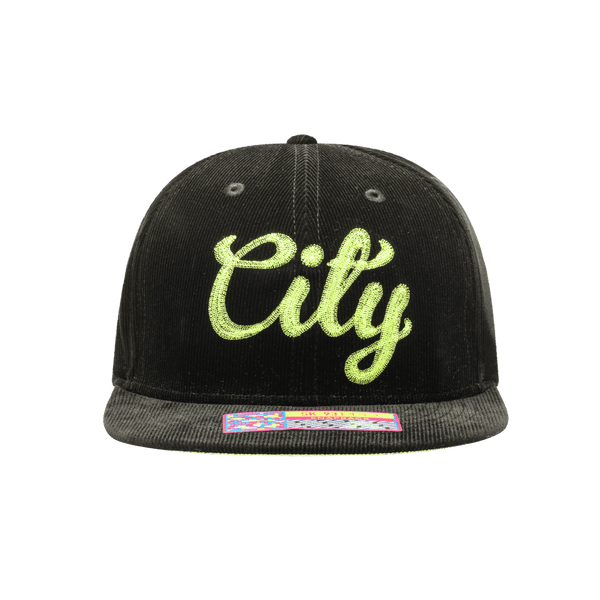 Manchester City Plush Snapback Hat