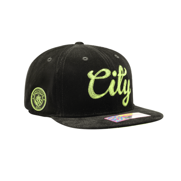 Manchester City Plush Snapback Hat
